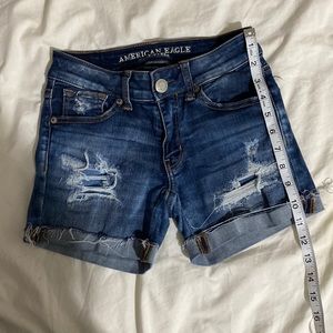 American Eagle denim shorts girls size 00